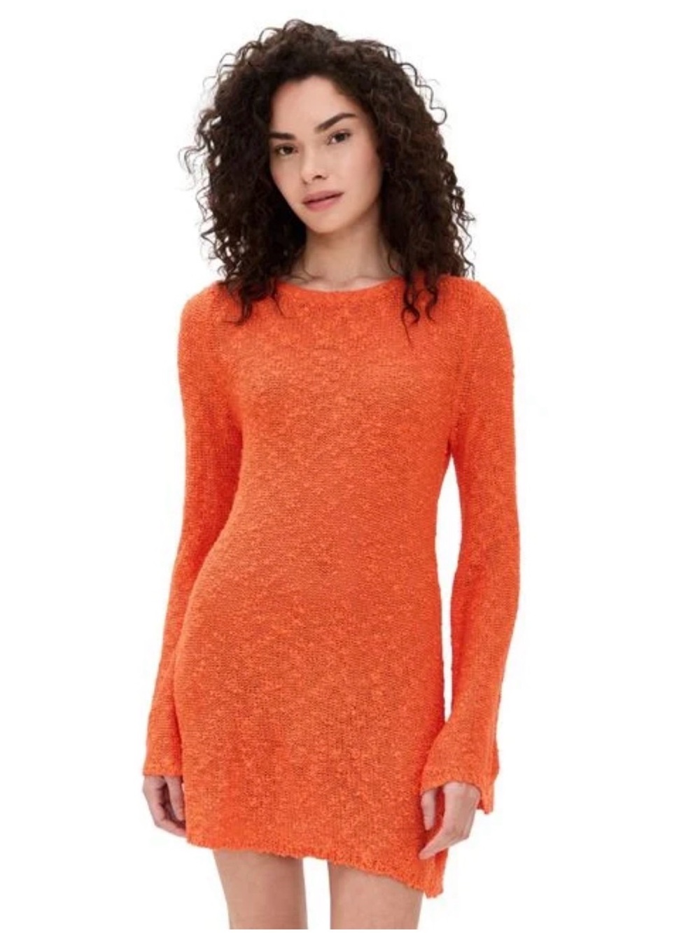 Seven Wonders Juniper Mini Sweater Dress, Orange, XS